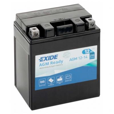 Exide AGM12-14 motorakkumultor, 12V 12Ah 210A Motoros termkek alkatrsz vsrls, rak